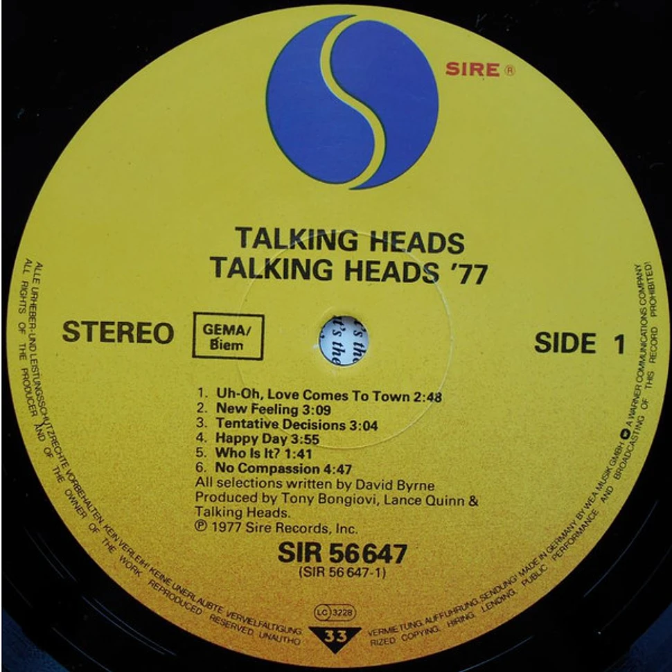 Talking Heads - Talking Heads: 77