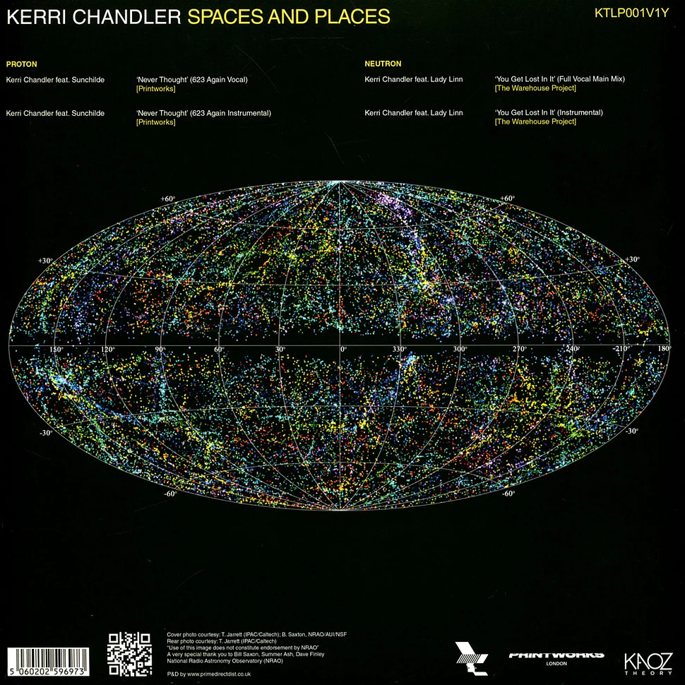 Kerri Chandler - Spaces And Places - Album Sampler 1 Yellow Vinyl Edition