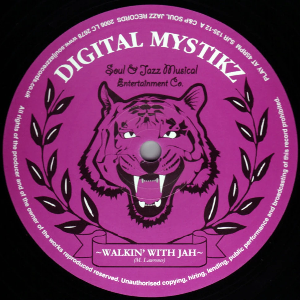 Digital Mystikz - Walkin' With Jah / Earth A Run Red