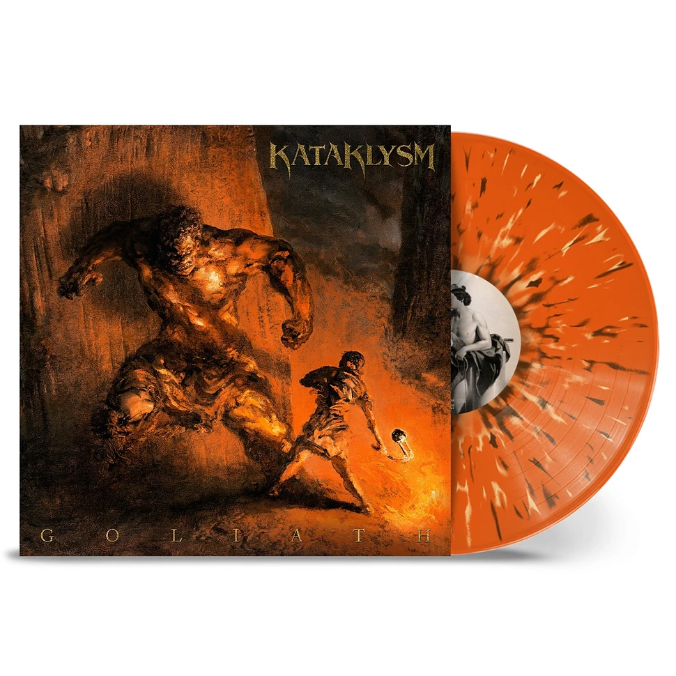 Kataklysm - Goliath Orange With Black White Splatter Vinyl Edition