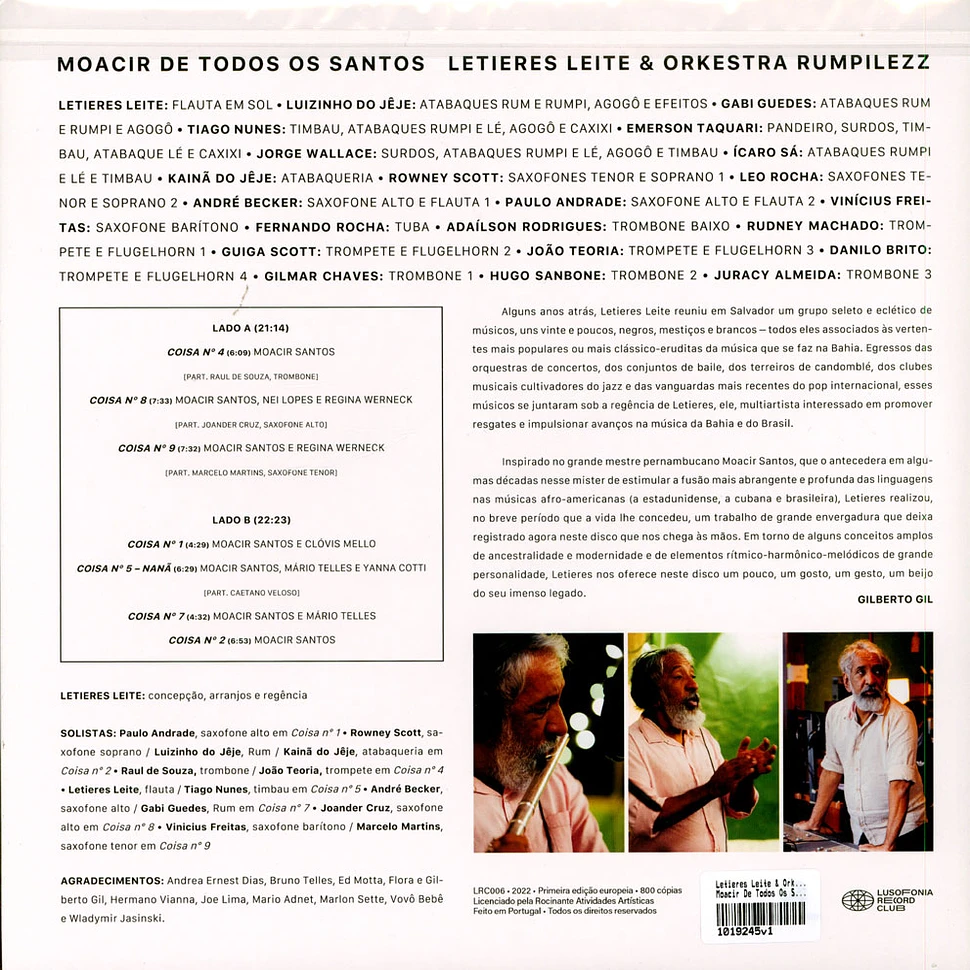 Letieres Leite & Orkestra Rumpilezz - Moacir De Todos Os Santos Clear Vinyl Edtion