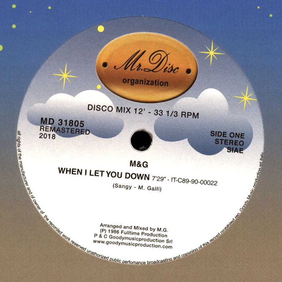 M&G - When I Let You Down Black Vinyl Edition