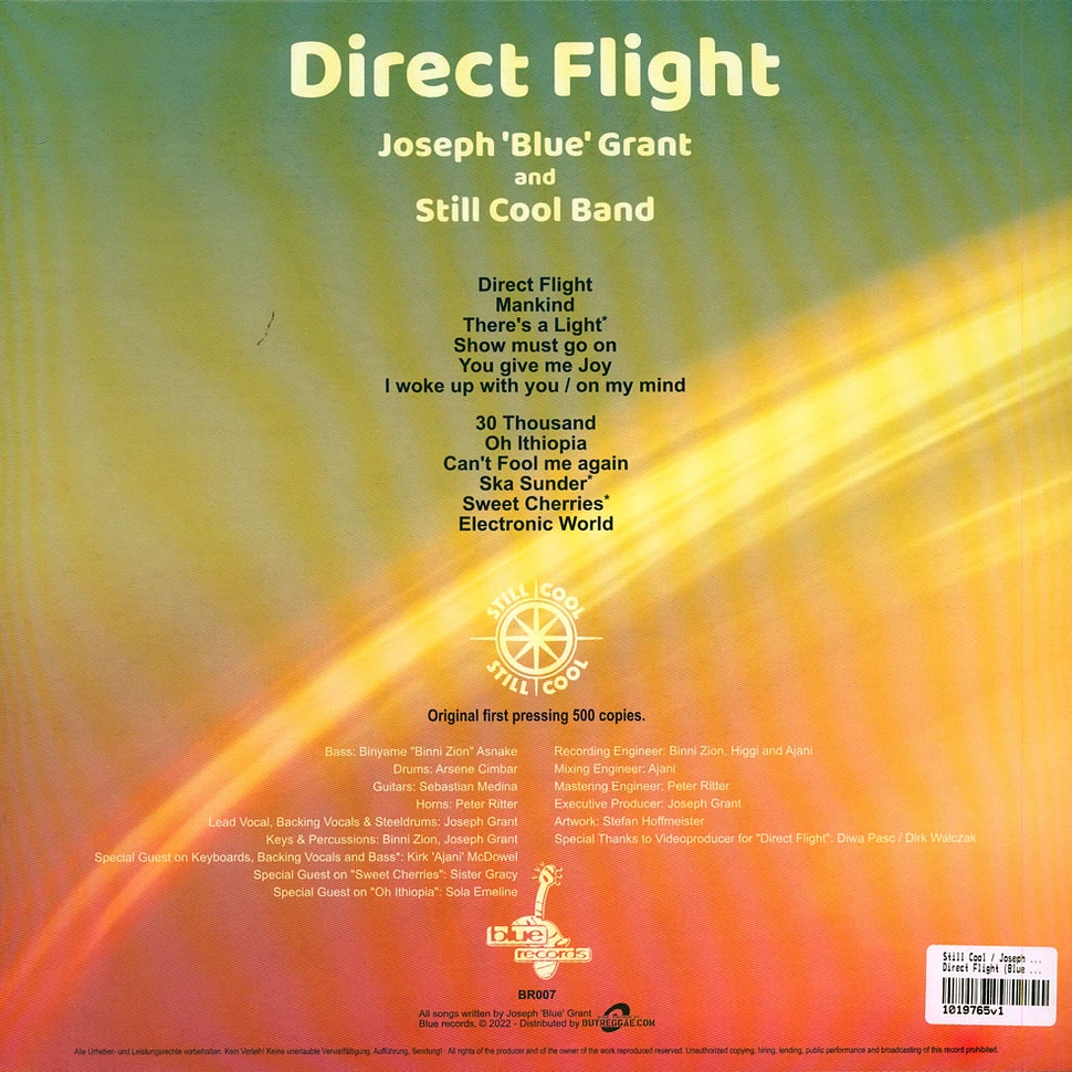 Still Cool / Joseph Blue Grant - Direct Flight (Blue Vinyl, Picture Sleeve)
