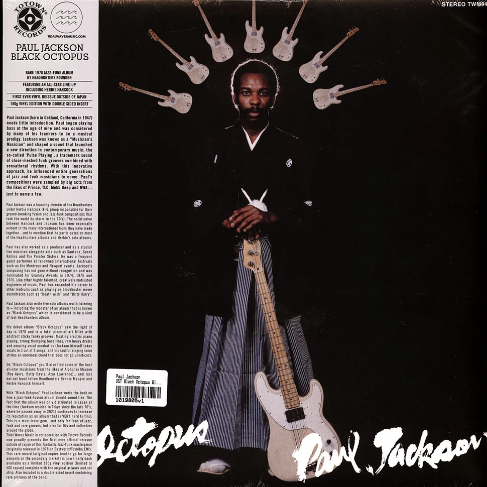 Paul Jackson - OST Black Octopus Black Vinyl Edition