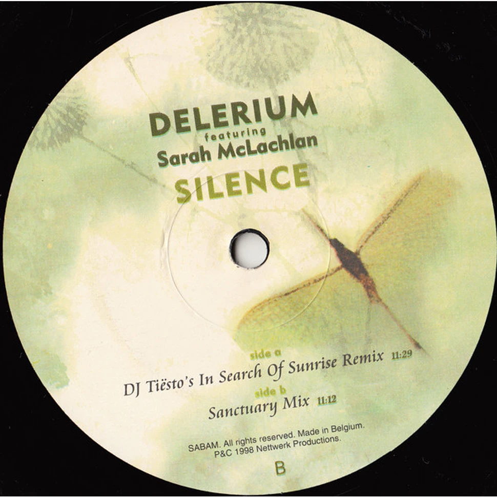 Delerium Featuring Sarah McLachlan - Silence (DJ Tiësto's In Search Of Sunrise Remix)