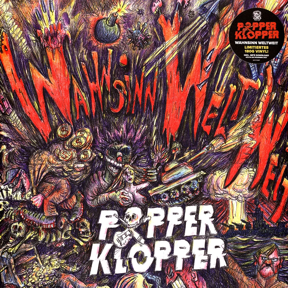 Popperklopper - Wahnsinn Weltweit Limited Black Vinyl Edition