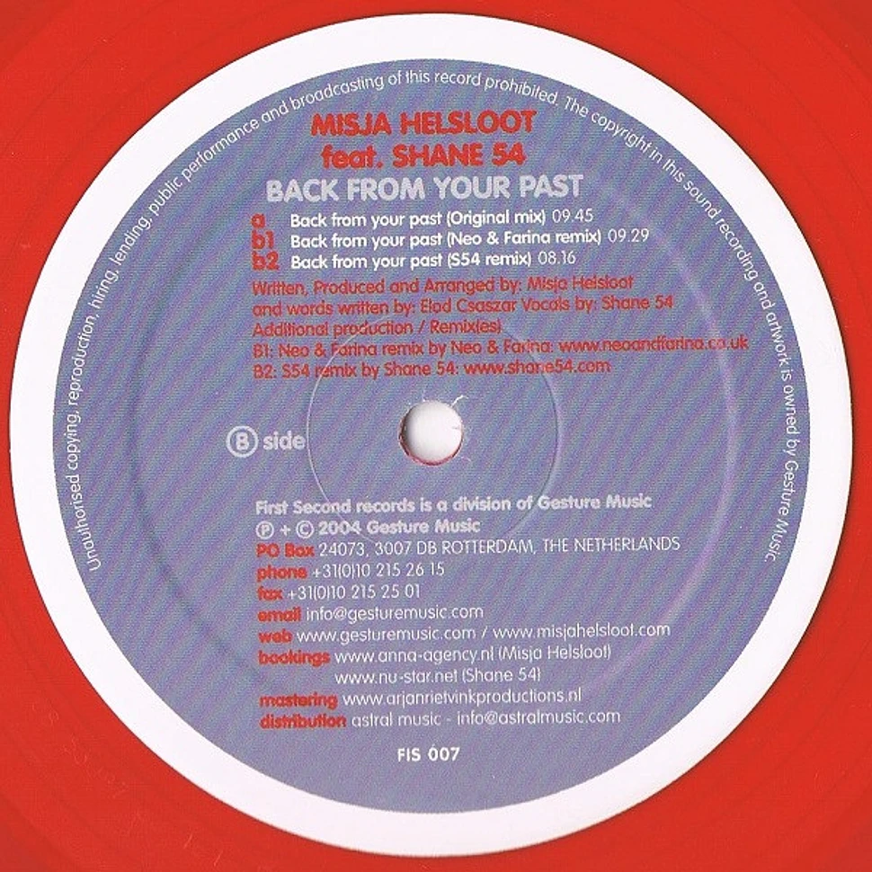 Misja Helsloot Feat. Shane 54 - Back From Your Past