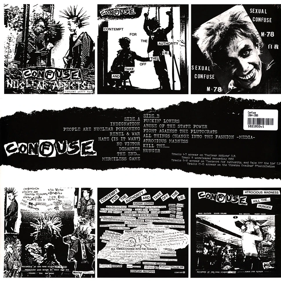 Confuse - 1984-1985