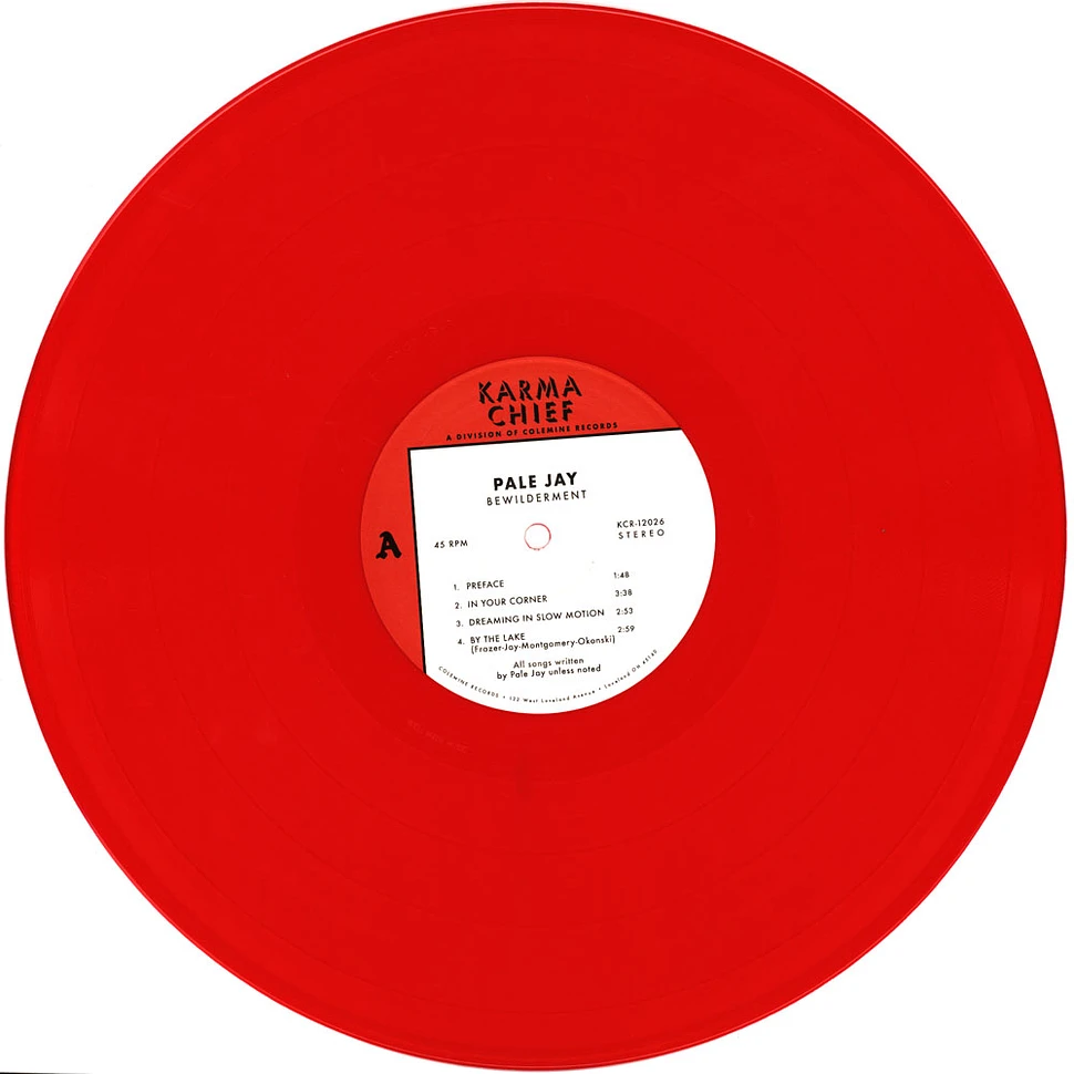 Pale Jay - Bewilderment Red Vinyl Edition