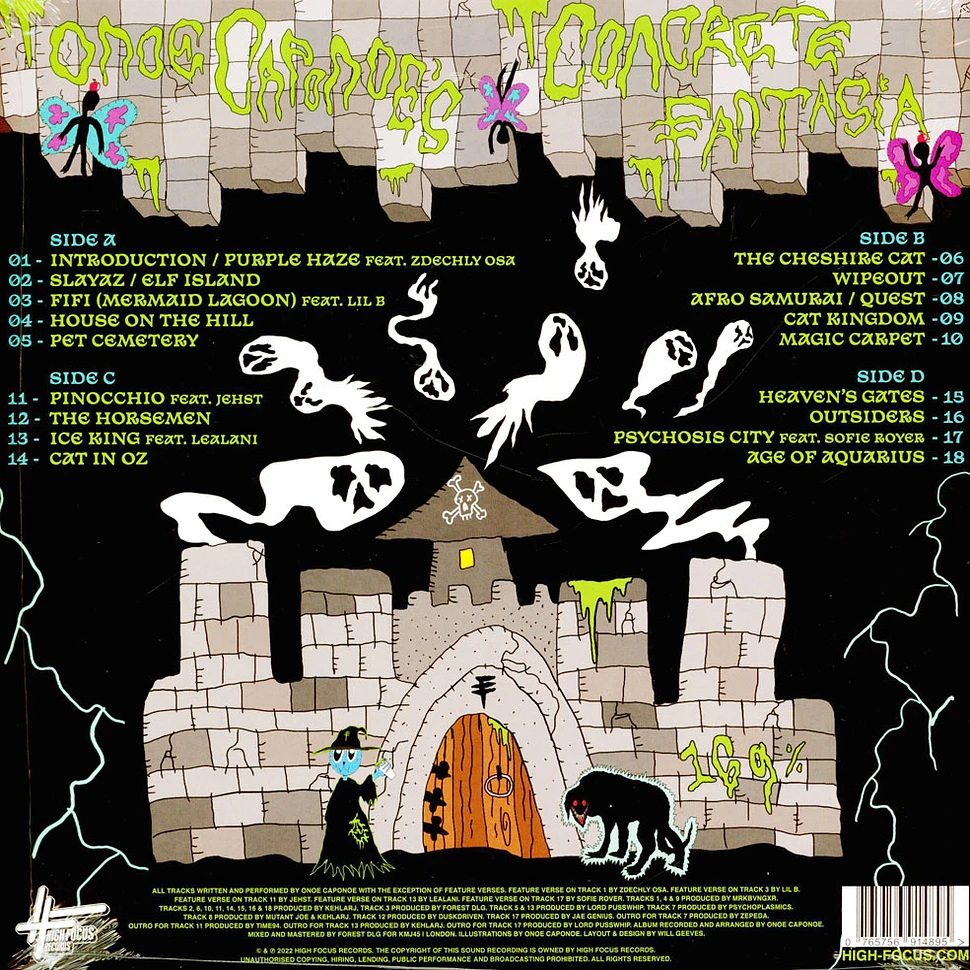 Onoe Caponoe - Concrete Fantasia Neon Purple Vinyl Edition