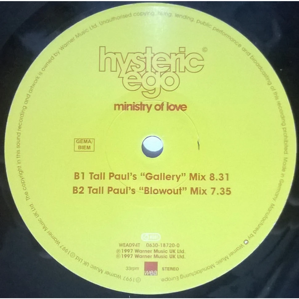 Hysteric Ego - Ministry Of Love