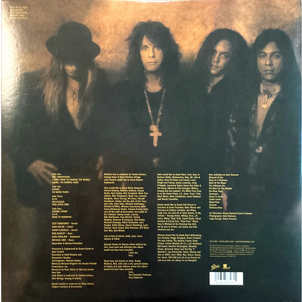 Ozzy Osbourne - No More Tears - Vinyl 2LP - 2021 - US - Reissue | HHV