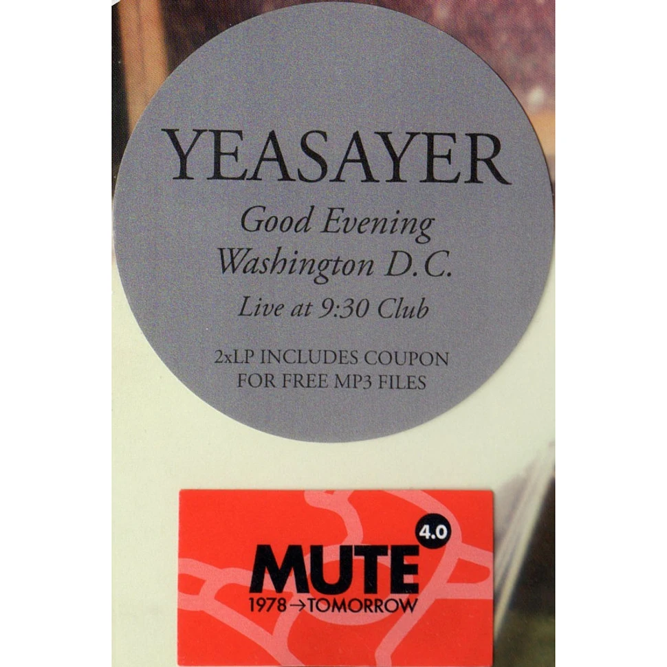 Yeasayer - Good Evening Washington D.C.: Live At 9:30 Club