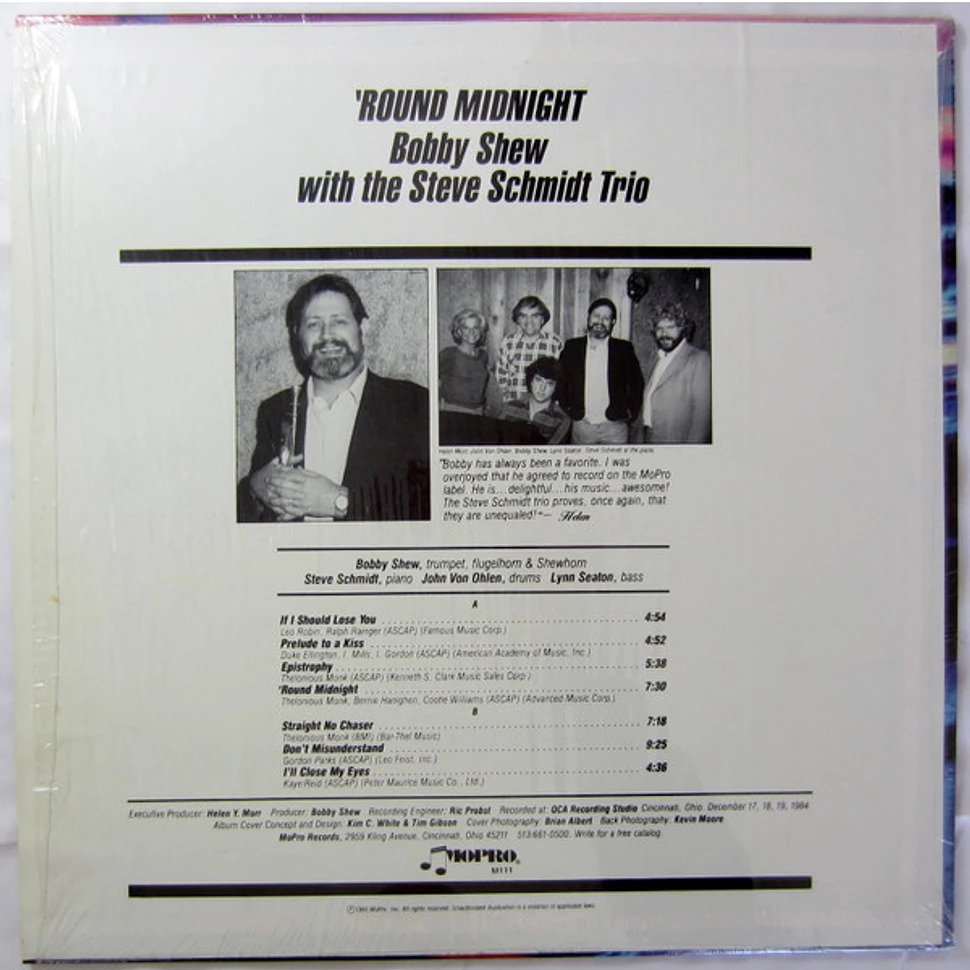 Bobby Shew With The Steve Schmidt Trio - 'Round Midnight