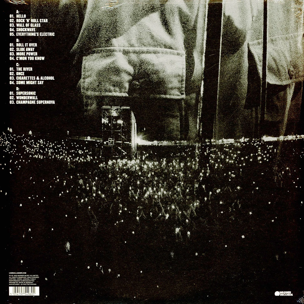 Liam Gallagher - Knebworth 22 Black Vinyl Edition