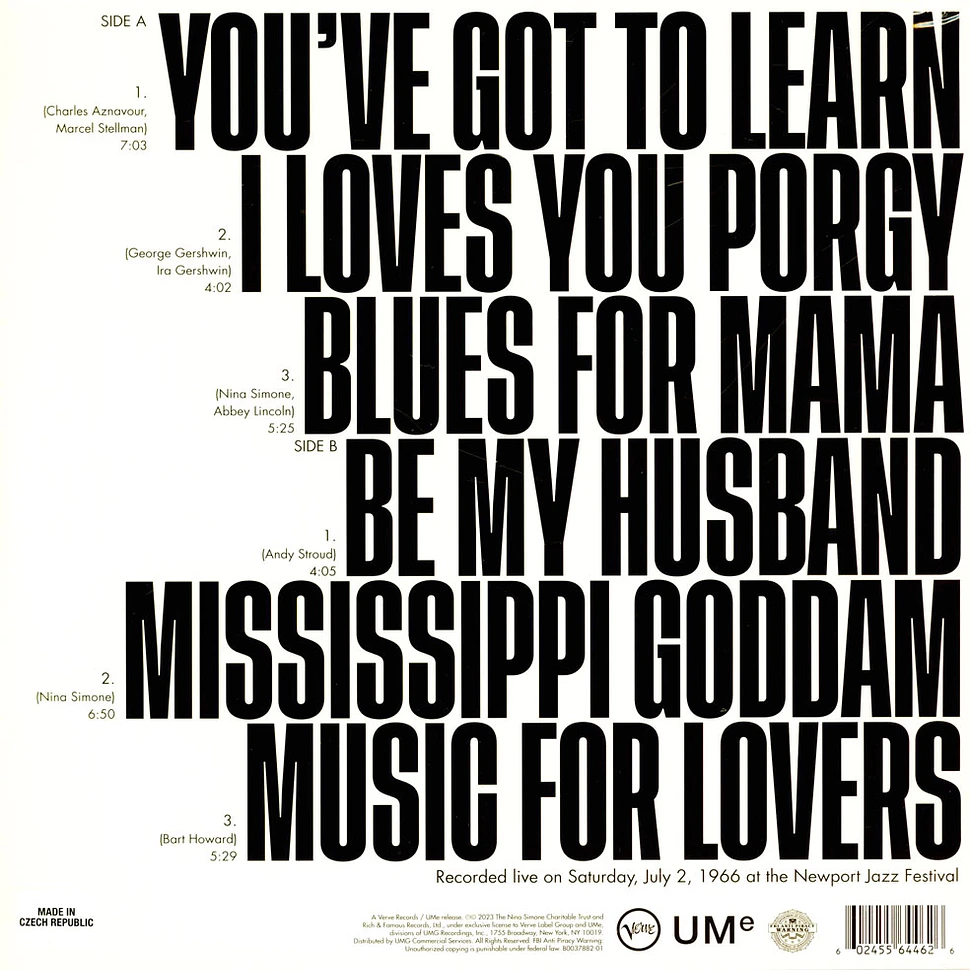 Nina Simone - You've Got To Learn Black Vinyl Edition