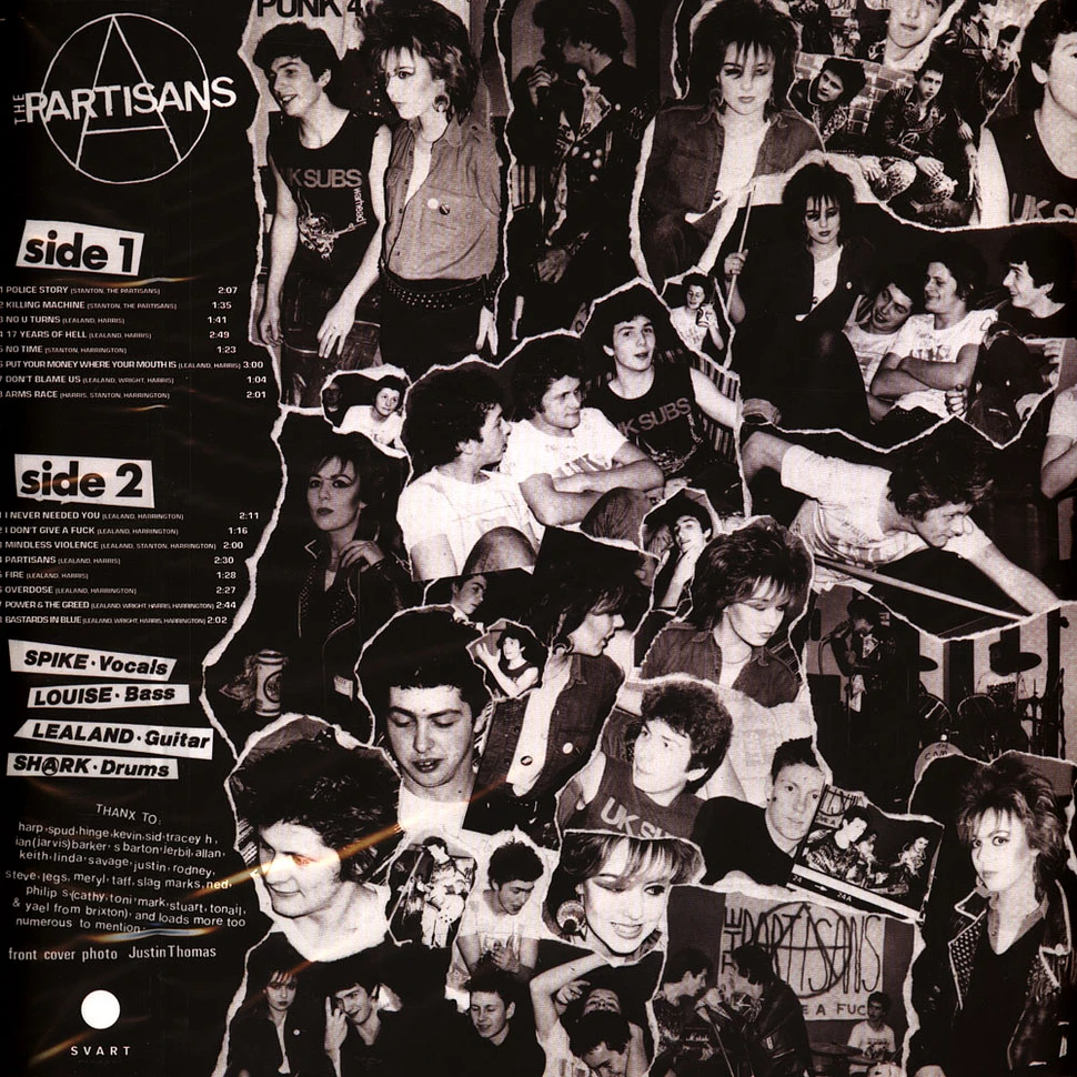 The Partisans - Police Story Black Vinyl Edition