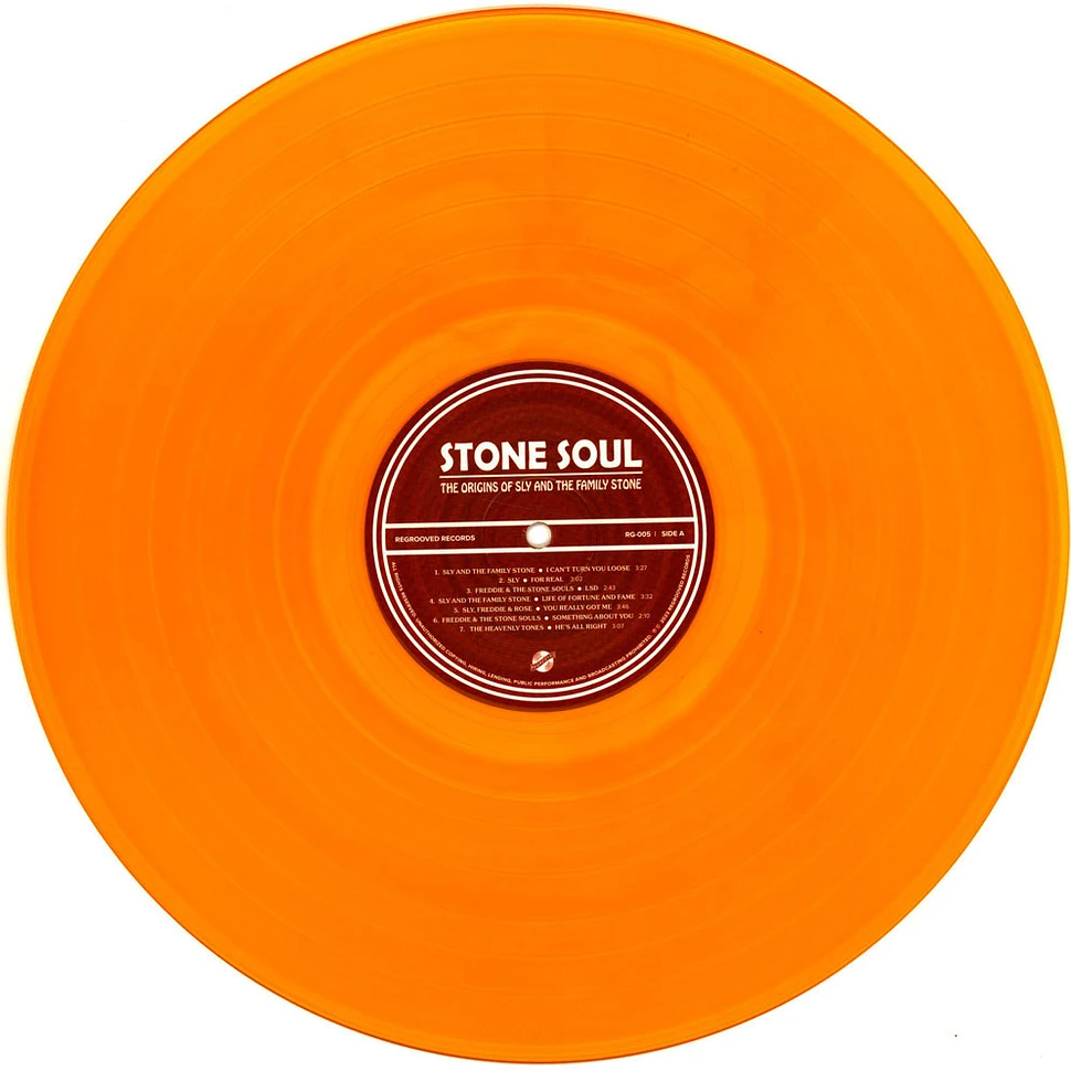 Various / Stone Soul - - The Origins Of Sly And The Family Stone Orange Transparent Vinyl Edition