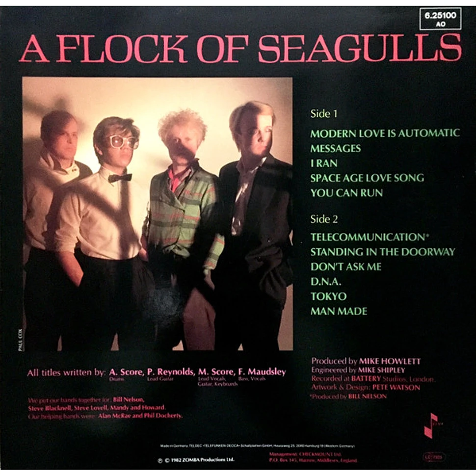 A Flock Of Seagulls - A Flock Of Seagulls