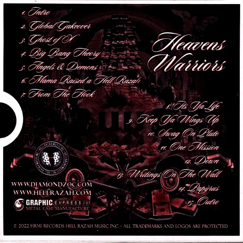 Heaven Razah (Hell Razah) X Bo Faat - Heavens Warriors Cardboard Sleeve Edition