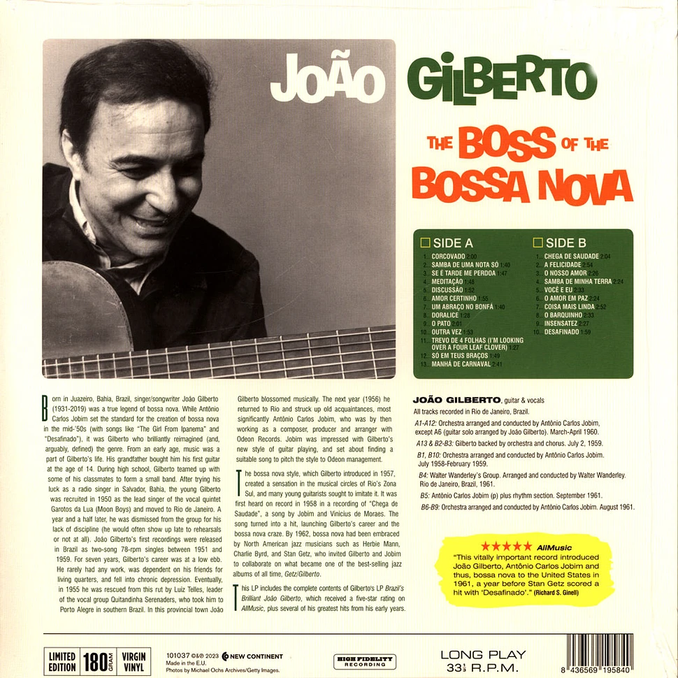 Joao Gilberto - The Boss Of The Bossa Nova