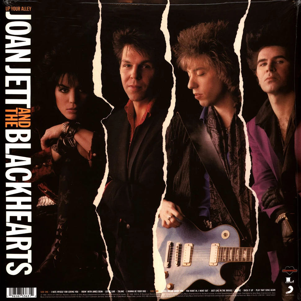 Joan Jett & The Blackhearts - Up Your Alley - Vinyl LP - 2023 - EU ...