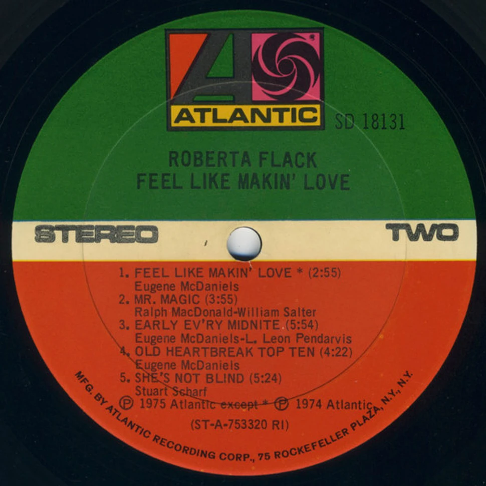 Roberta Flack - Feel Like Makin' Love