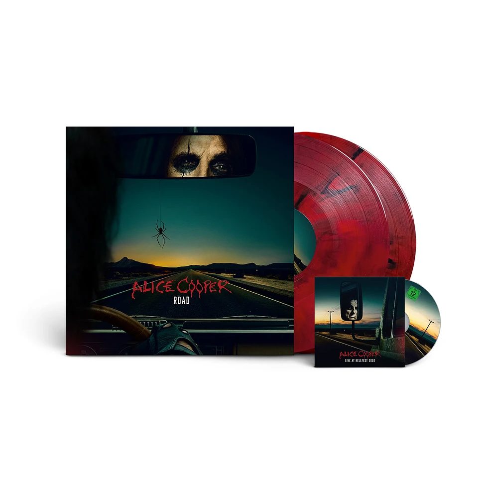 Alice Cooper - Road Limited Red Marbled Vinyl Edition + DVD