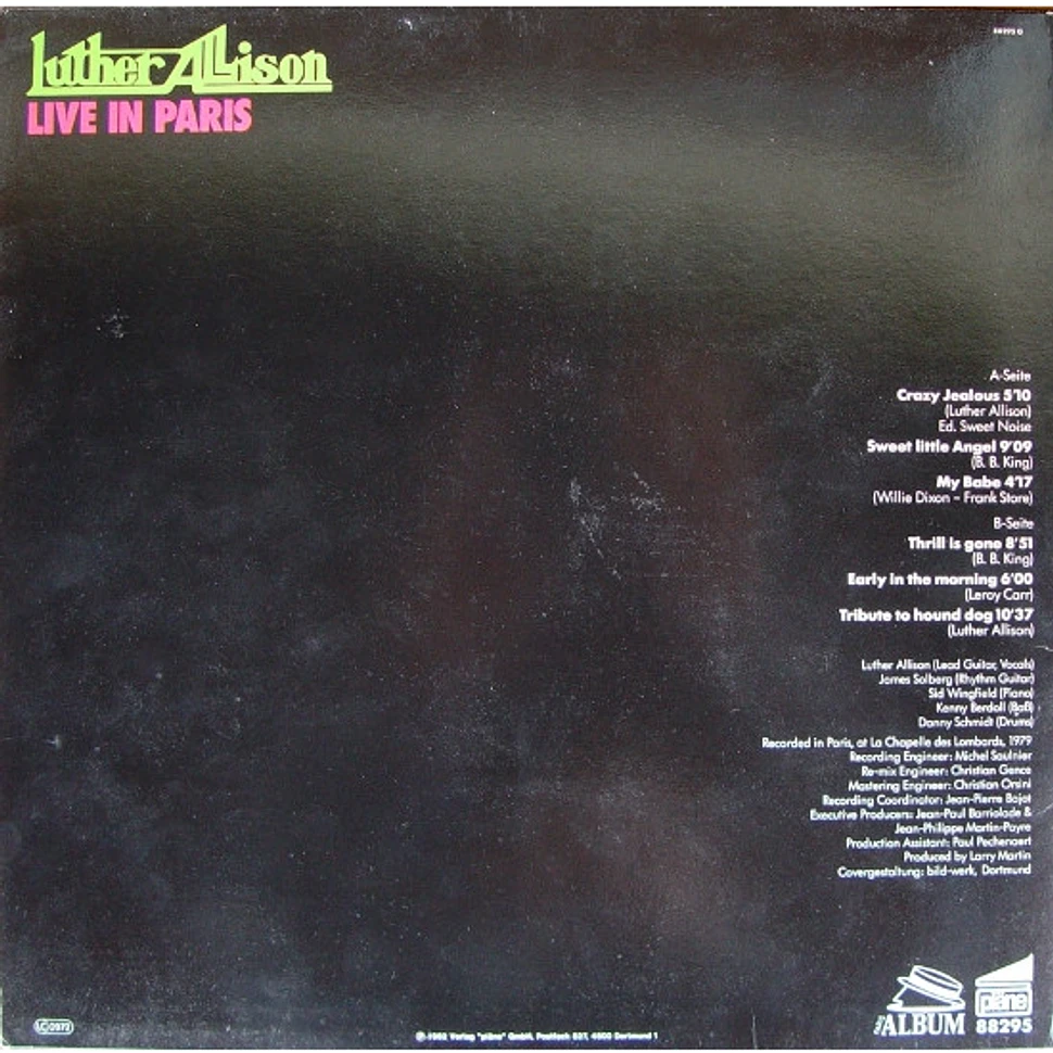 Luther Allison - Live In Paris