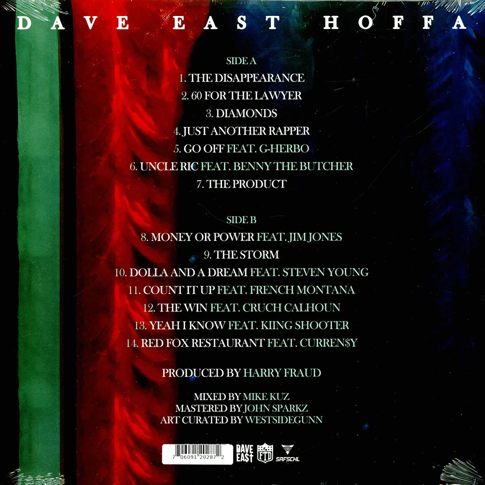 Dave East & Harry Fraud - Hoffa White Vinyl Edition