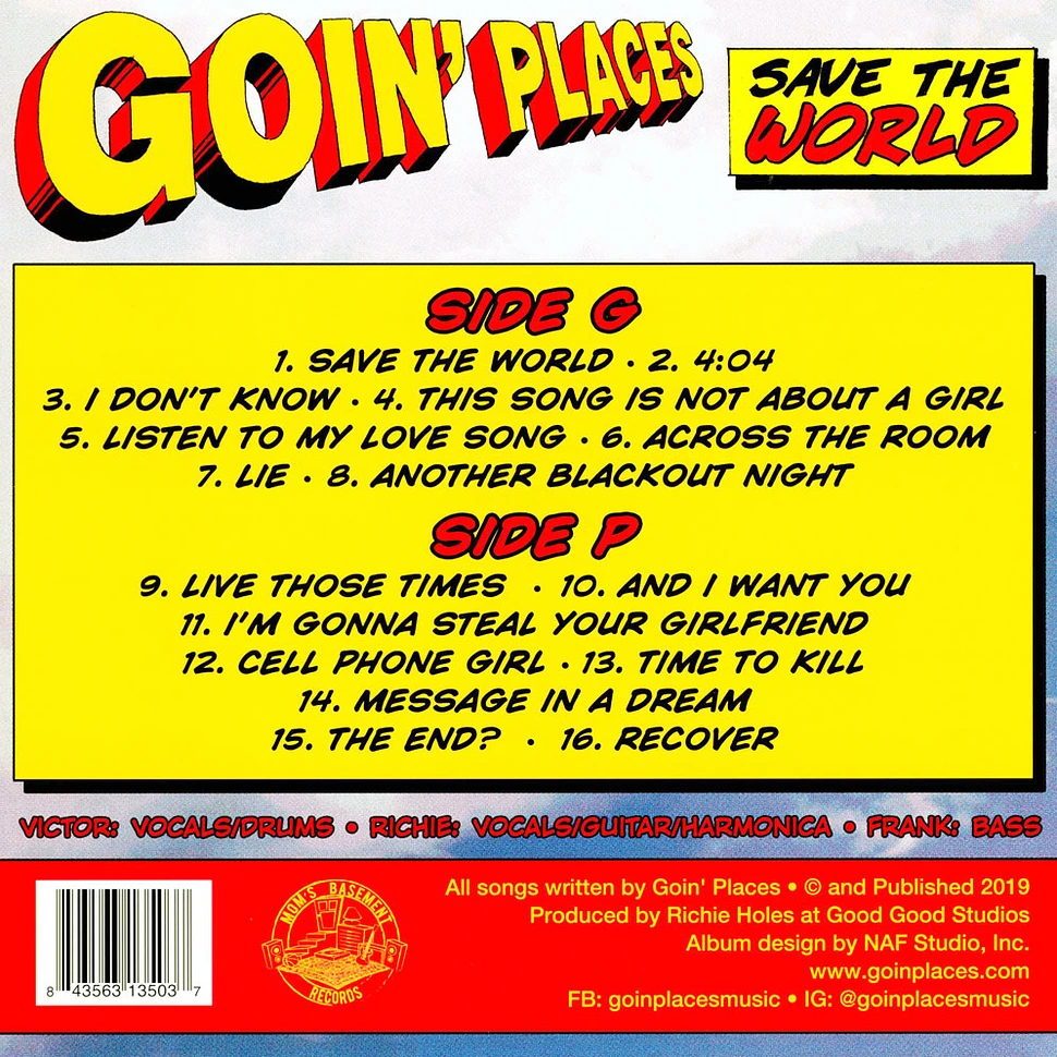 Goin' Places - Save The World