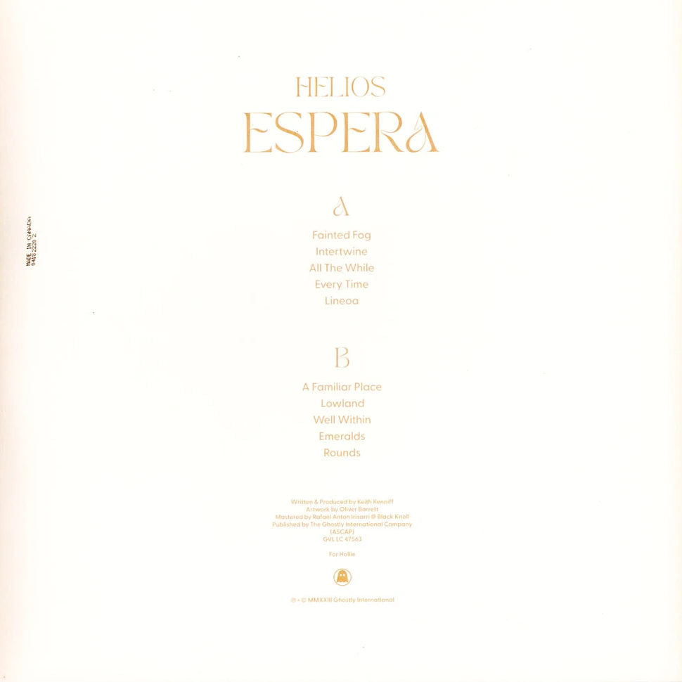 Helios - Espera Black Vinyl Edition