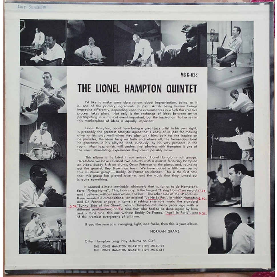 Lionel Hampton Quintet - The Lionel Hampton Quintet