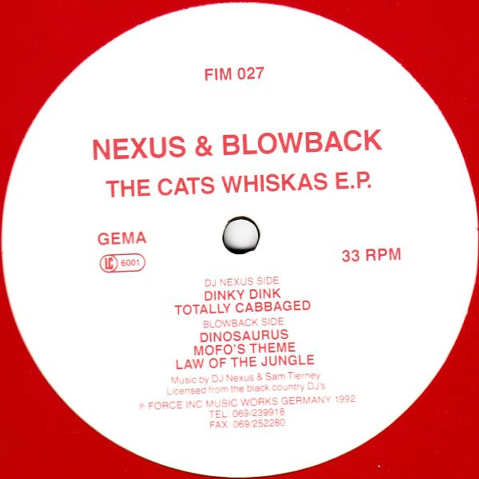 Nexus & Blowback - The Cats Whiskas E.P.