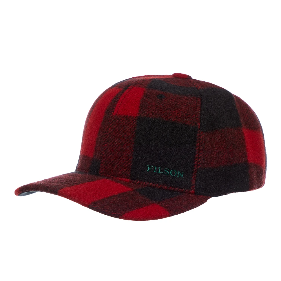 Filson - Wool Logger Cap (Red / Black Heritage) | HHV