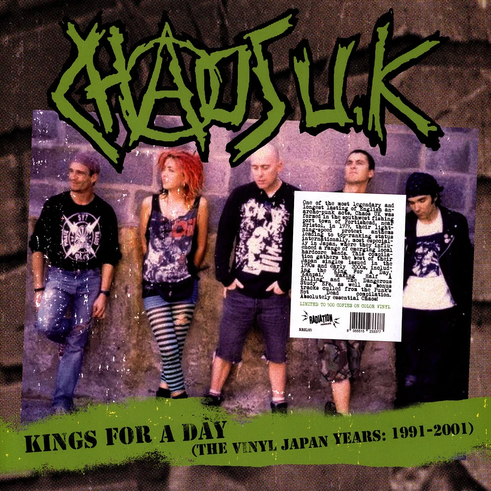 Chaos U.K. - Kings For A Day (The Vinyl Japan Years: 1991-2001) Green Vinyl Edtion