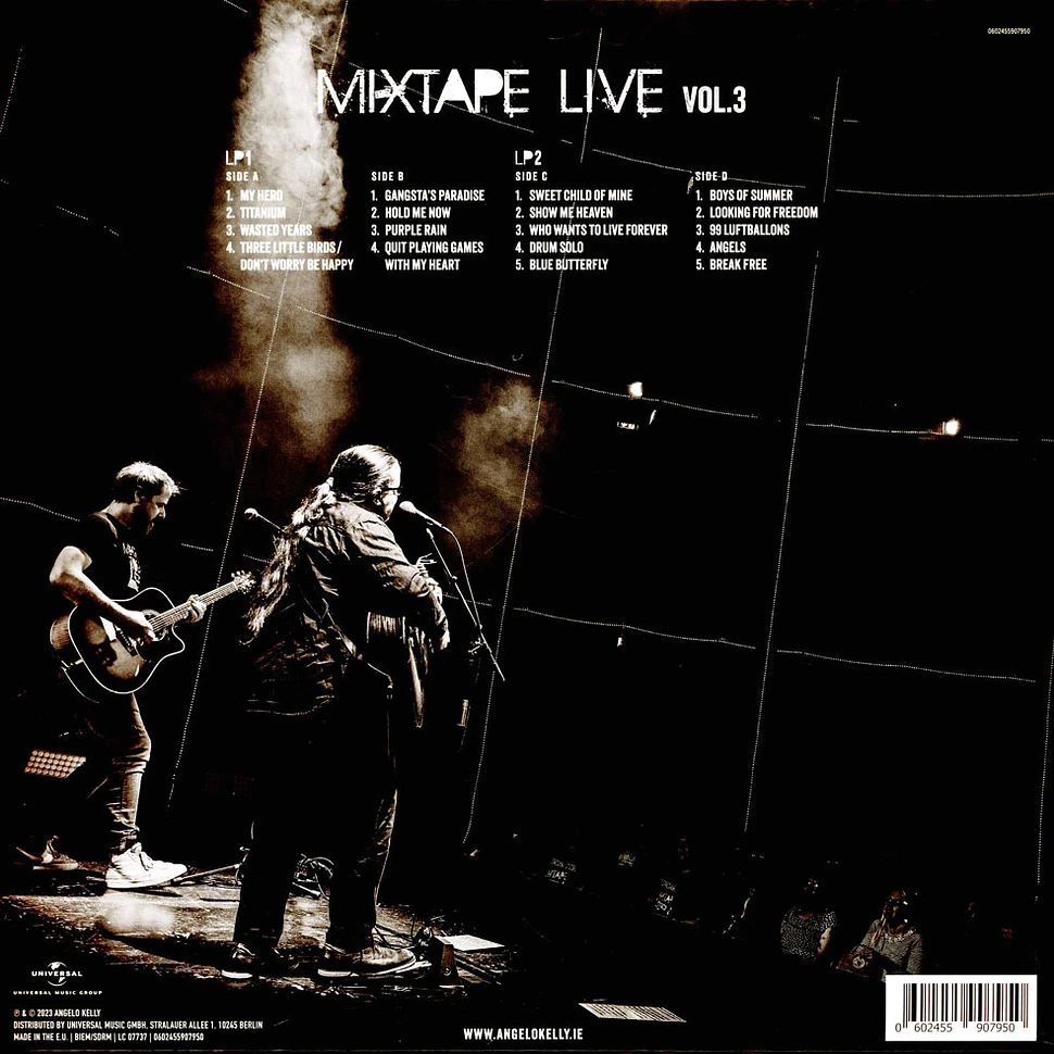 Angelo Kelly - Mixtape Live Volume 3 Colored Vinyl Edition