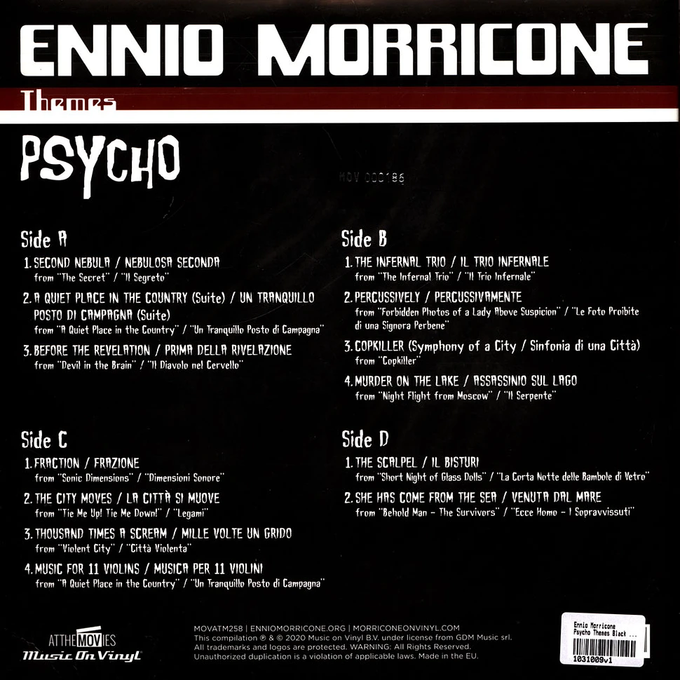 Ennio Morricone - Psycho Themes Black Clouds Vinyl Edition