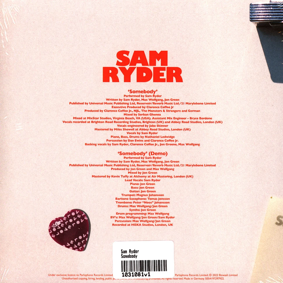 Sam Ryder - Somebody