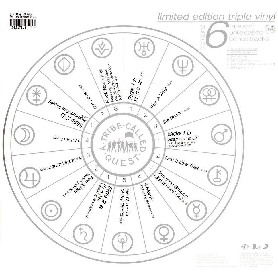 A Tribe Called Quest - The Love Movement Black Vinyl Edition