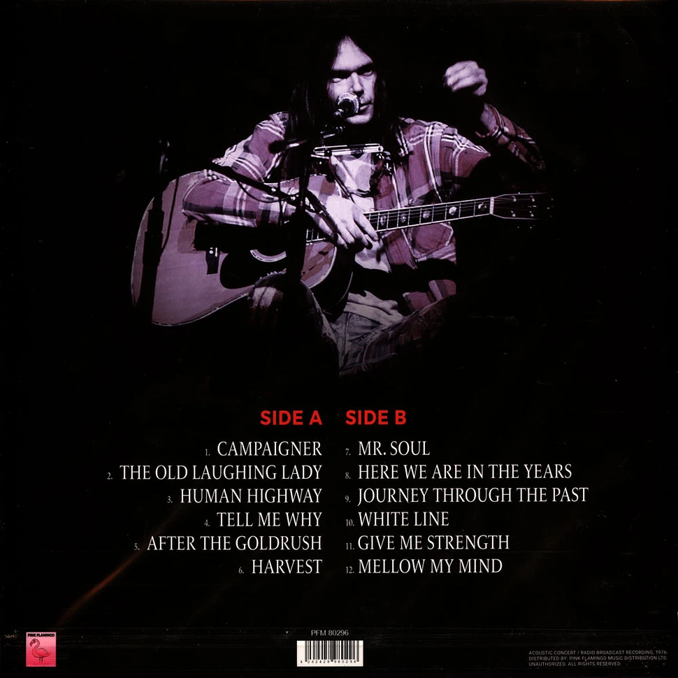 Neil Young - Acoustic Concert 1976 / Broadcast White Vinyl Edition