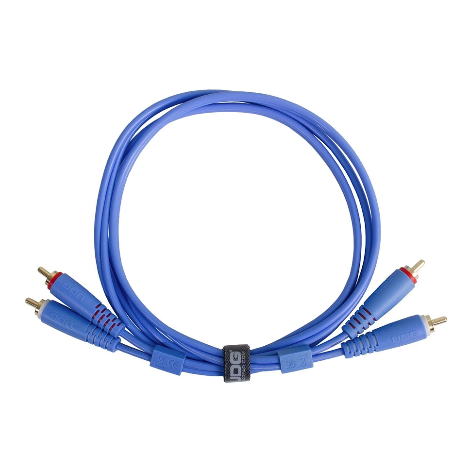 UDG - Ultimate Audio Cable Set RCA - RCA Blue Straight 3m