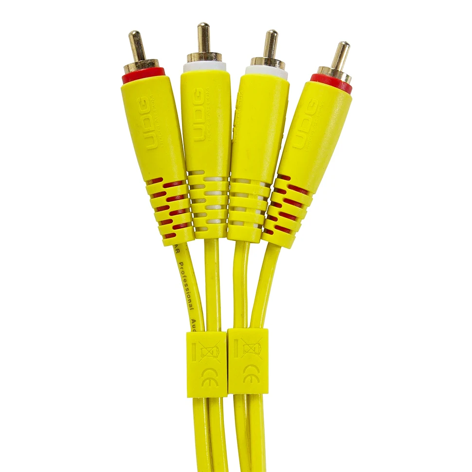 UDG - Ultimate Audio Cable Set RCA - RCA Yellow Straight 3m