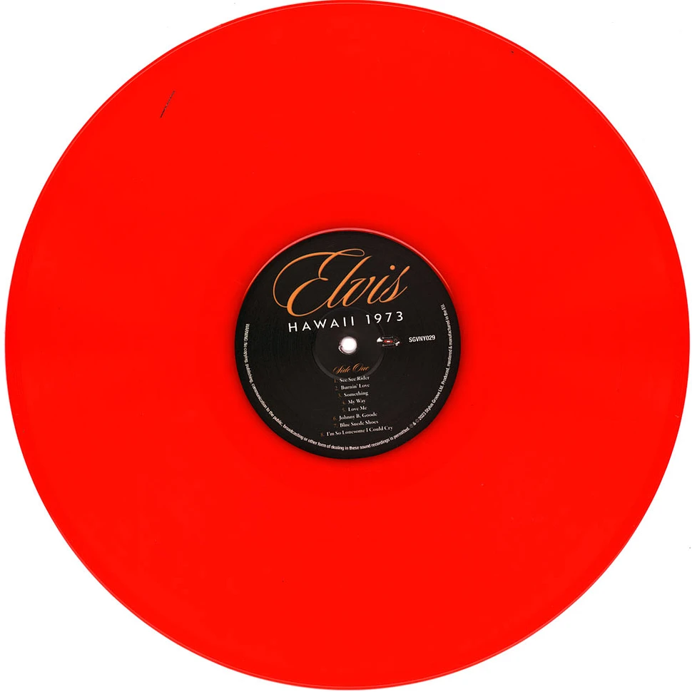 Elvis Presley - Hawaii 1973 Red Vinyl Edition