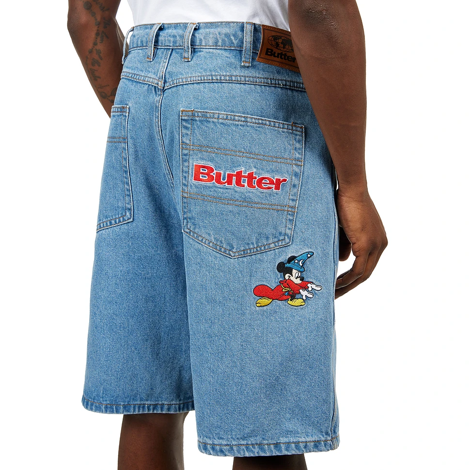 Butter Goods x Disney - Sorcerer Baggy Denim Shorts