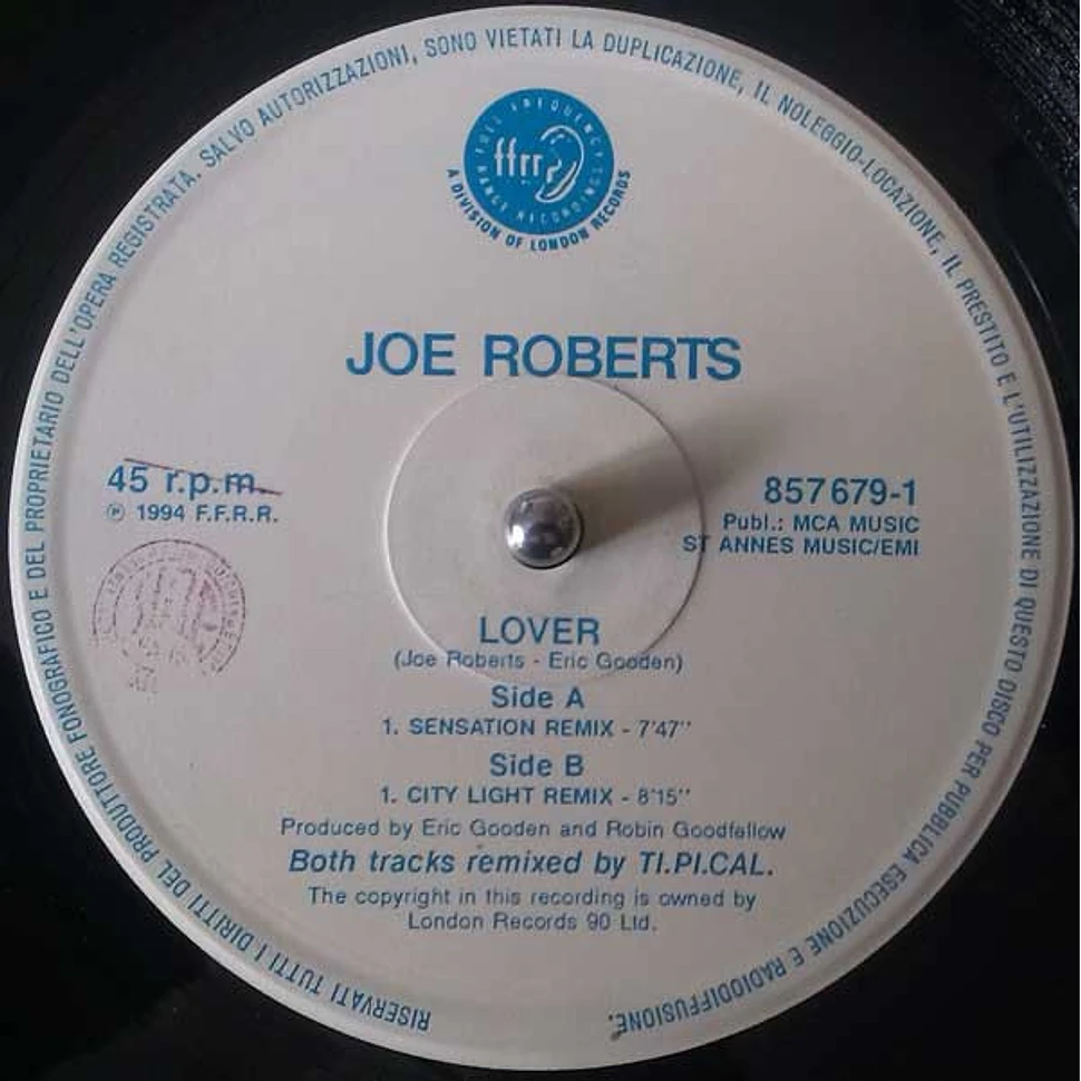 Joe Roberts - Lover