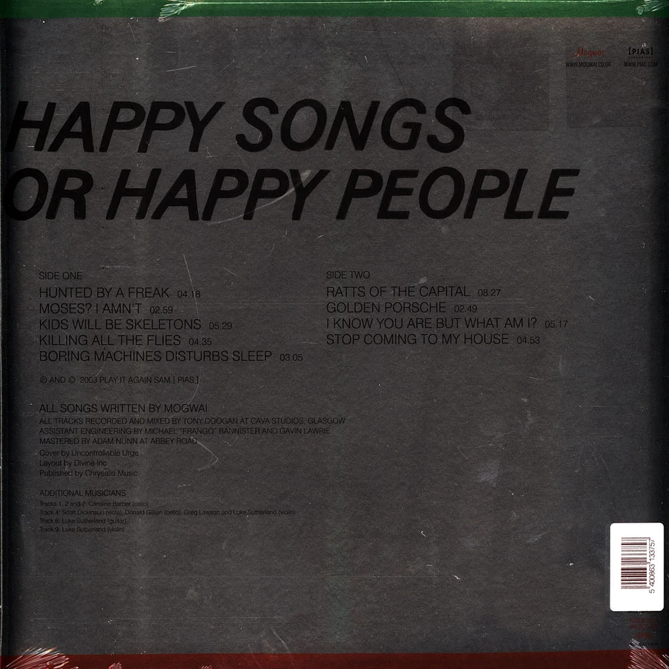 Mogwai - Happy Songs For Happy People Transparent Green Vinyl Edition