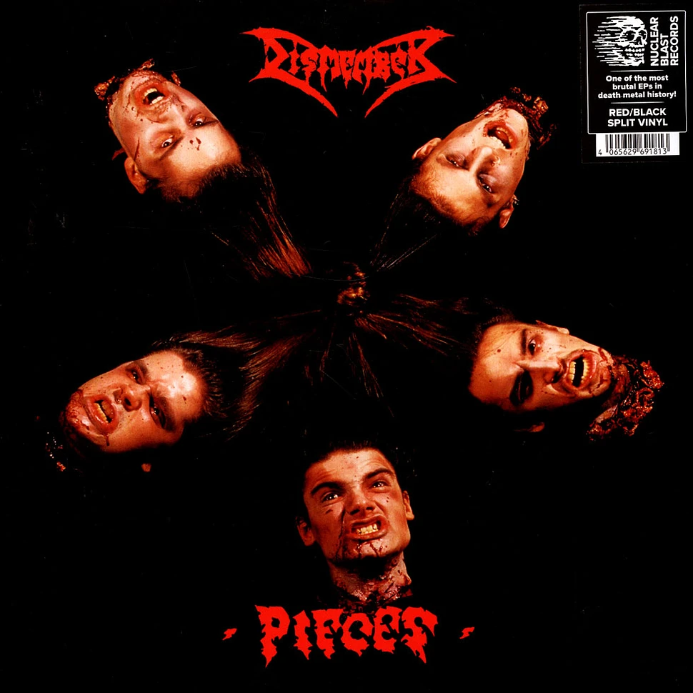 Dismember - Pieces Red-Black Split Vinyl Edition