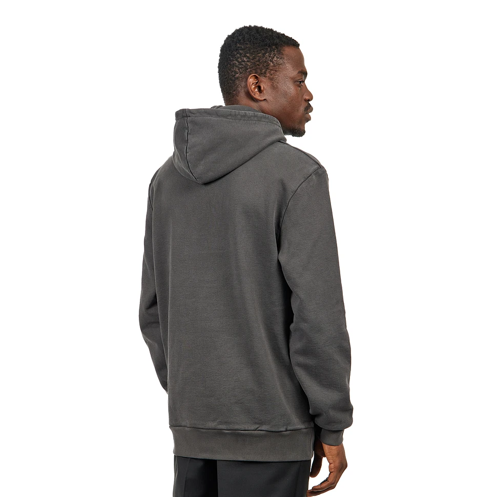 Fred Perry - Heavy Weight Hooded Sweatshirt (Gunmetal) | HHV