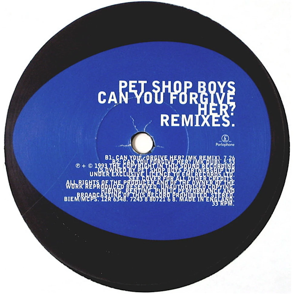 Pet Shop Boys - Can You Forgive Her? Remixes. - Vinyl 12